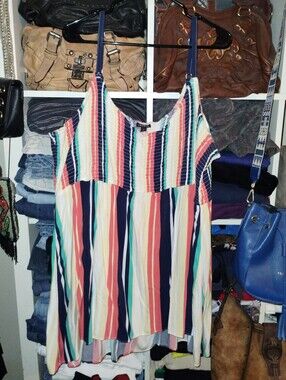 Torrid 5X Smocked Cami Blouse